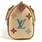 LOUIS VUITTON M92645 モノグラムマルチカラー ミニスピーディ ミニミニボストンバッグ カバン ハンドバッグ モノグラムマルチカラーキャンバス レディース ブロン ホワイト