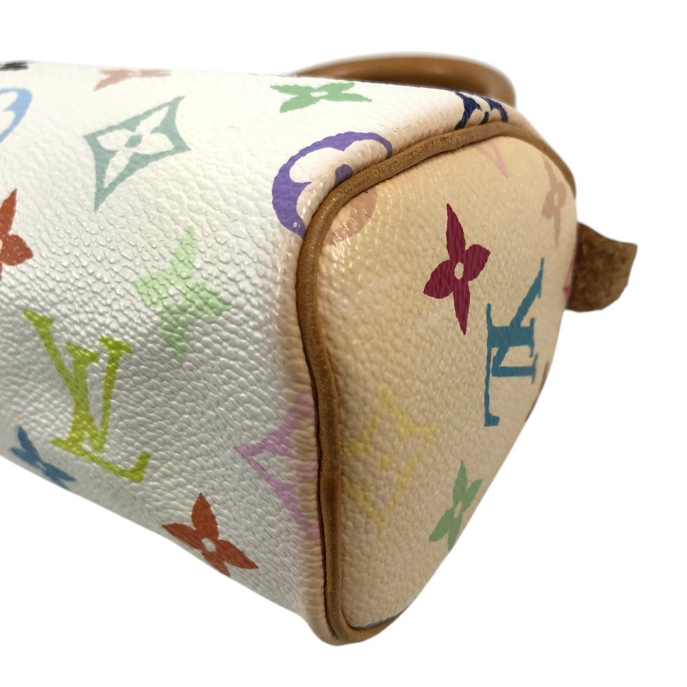 LOUIS VUITTON M92645 モノグラムマルチカラー ミニスピーディ ミニミニボストンバッグ カバン ハンドバッグ モノグラムマルチカラーキャンバス レディース ブロン ホワイト