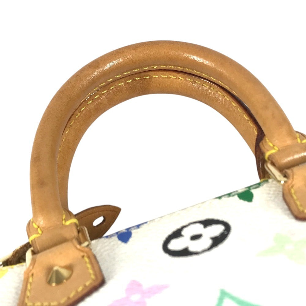 LOUIS VUITTON M92645 モノグラムマルチカラー ミニスピーディ ミニミニボストンバッグ カバン ハンドバッグ モノグラムマルチカラーキャンバス レディース ブロン ホワイト