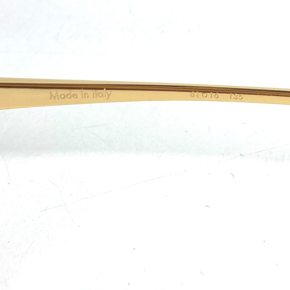 LOUIS VUITTON Z3323U Rhinestone LV Comet Square Sunglasses glasses glasses eyewear glasses sunglasses Metal Brown/Gold Used