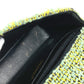 CHANEL vintage CC Mark logo parent-child bag (parent only) bag flap Hand Bag tweed Green Used