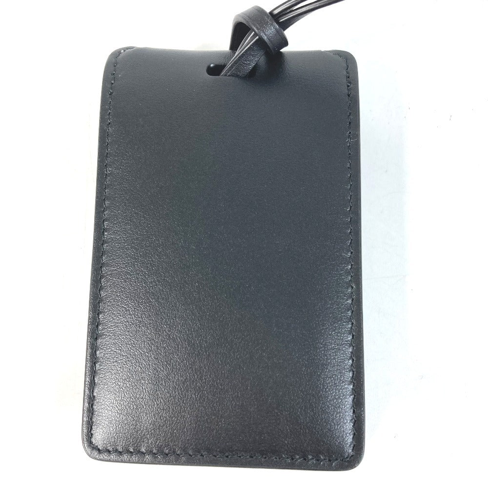 BALENCIAGA 8196402 Rodeo Luggage Tag Key Holder charm Bag Charm Black/Gold Used