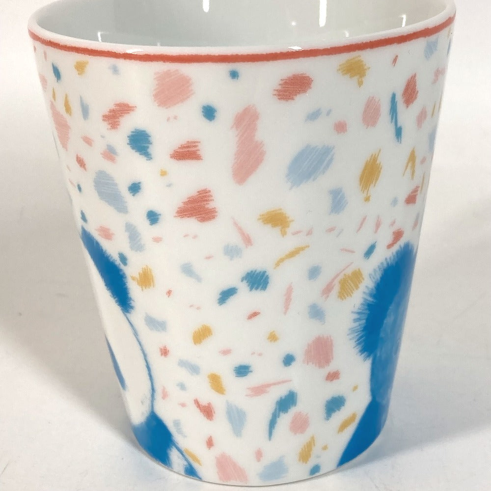 HERMES Koala Panda Animal PassPass No.2 Tableware, cups, coffee cups Mug Pottery White/Multicolore Used