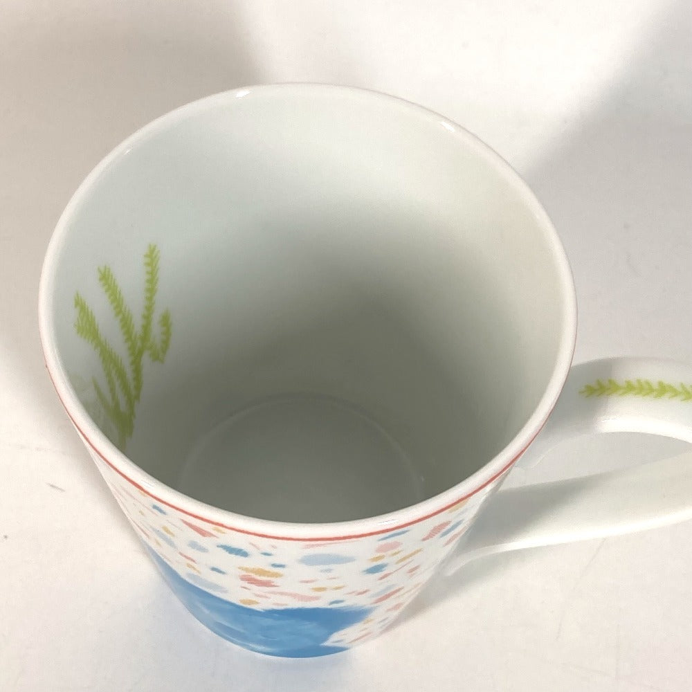 HERMES Koala Panda Animal PassPass No.2 Tableware, cups, coffee cups Mug Pottery White/Multicolore Used