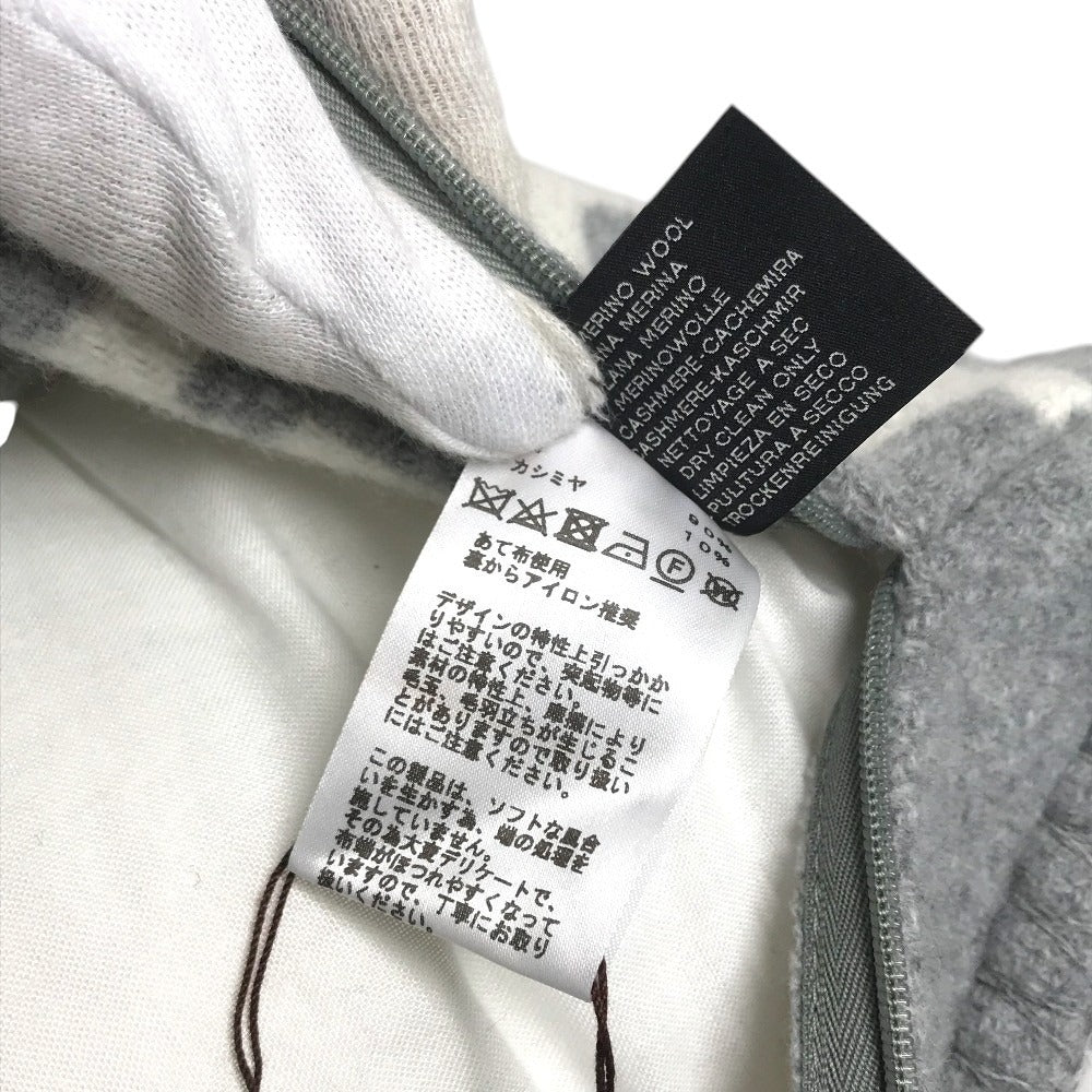 HERMES Square square Cushion "Avalon III" PM interior pillow pillow cushion Wool / Cashmere gray Used