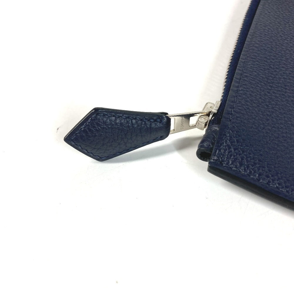 HERMES Pochette Bazaar GM Pochette Bazaar GM Cluch Bag Bag Pouch Clutch bag Togo Blue Nuit Used