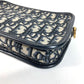 Dior S5700CTZQ Oblique logo all-over pattern Cluch Bag, Bag, Pouch, DHardware Clutch bag Leather/Canvas Navy Used