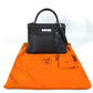 HERMES Kelly28 Kelly 28 2WAY bag Shoulder Bag Hand Bag Taurillon Clemence Black/SilverHardware Used