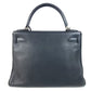 HERMES Kelly28 Kelly 28 2WAY bag Shoulder Bag Hand Bag Taurillon Clemence Black/SilverHardware Used