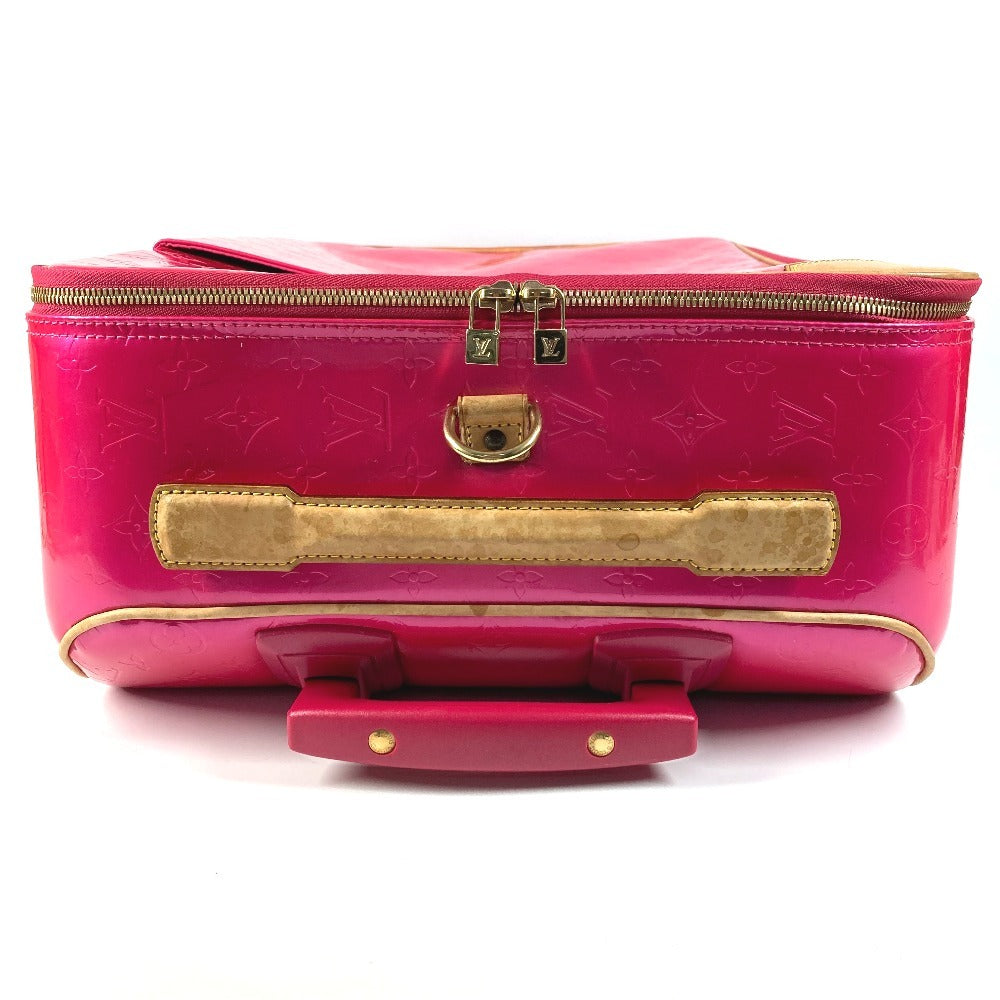 LOUIS VUITTON M93713 MonogramVernis Pegase50 Pegase 50 Suitcase with 2 wheels, travel bag キャリーバッグ Carry Bag MonogramVernisCanvas Rose Pop pink Used