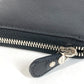 Salvatore Ferragamo Gancini logo Long wallet Zip Around Long Wallet Leather Black/Silver Used