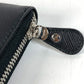 Salvatore Ferragamo Gancini logo Long wallet Zip Around Long Wallet Leather Black/Silver Used