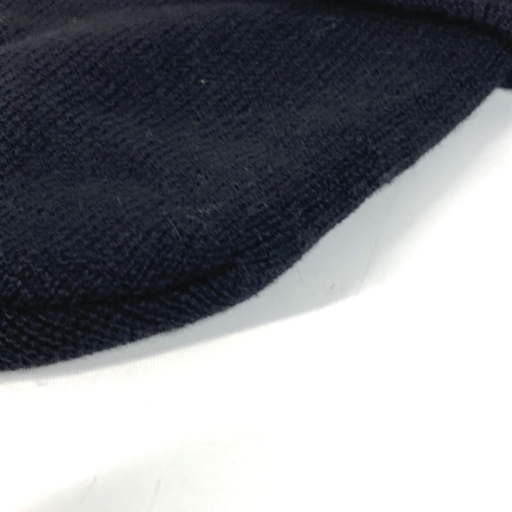 CHROME HEARTS horseshoe logo beanie hat knit hat knit cap Knit hat wool Black/White Used