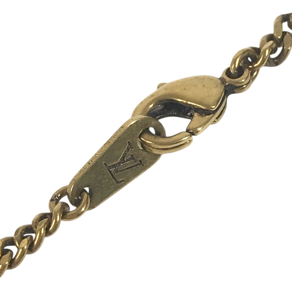 LOUIS VUITTON MP2928 Accessories Chain Necklace LV Animals Pendant Zoom-kun ZOOM LV Dragon Necklace Metal Multicolore Used