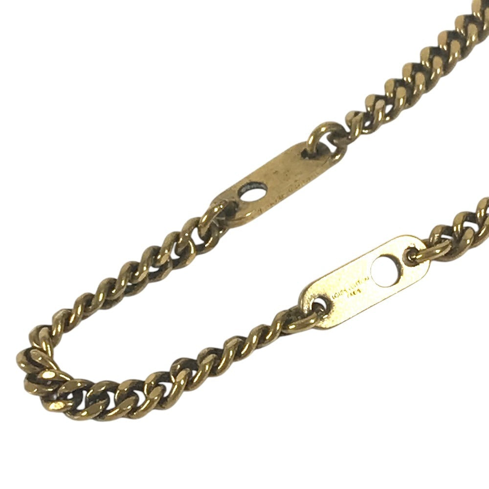 LOUIS VUITTON MP2928 Accessories Chain Necklace LV Animals Pendant Zoom-kun ZOOM LV Dragon Necklace Metal Multicolore Used