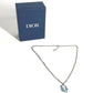 Dior CD logo Accessories Jewelry Chain Necklace Necklace Metal Silver/blue Used