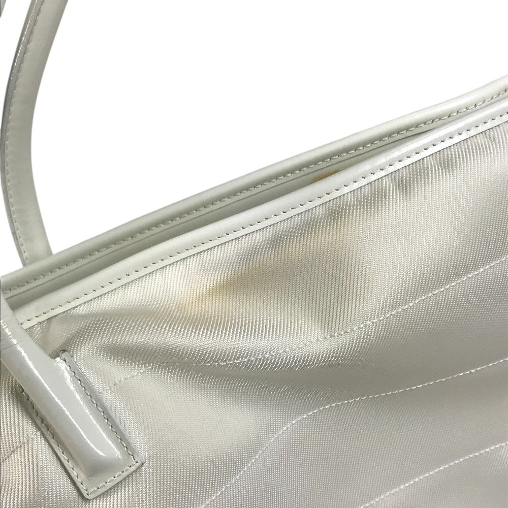 GUCCI 002 2123 Duffle Bag Tote Bag Shoulder Bag Shoulder Bag Nylon Canvas / Leather White Used