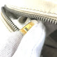 CHANEL logo Hand Bag Shoulder Bag Leather/Canvas Beige/IvoryBased Used
