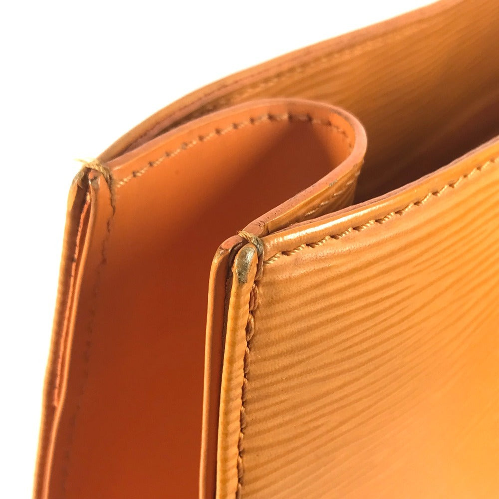 LOUIS VUITTON M5908H Epi Sac PlatGM Sac Plat GM Hand Bag Vertical Tote Tote Bag Epi Leather Mandarin Orange Used