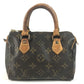 LOUIS VUITTON M41534 Monogram Mini Speedy Bag Mini Duffle Bag Pouch Hand Bag MonogramCanvas Brown Used