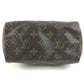 LOUIS VUITTON M41534 Monogram Mini Speedy Bag Mini Duffle Bag Pouch Hand Bag MonogramCanvas Brown Used