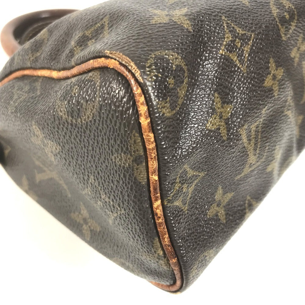 LOUIS VUITTON M41534 Monogram Mini Speedy Bag Mini Duffle Bag Pouch Hand Bag MonogramCanvas Brown Used