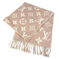LOUIS VUITTON M76966 charpes Simply LVMonogram fringe Scarf wool pink Used