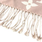 LOUIS VUITTON M76966 charpes Simply LVMonogram fringe Scarf wool pink Used
