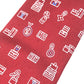 LOUIS VUITTON M71758 LV logo Accessories Necktie silk Red Used