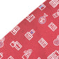 LOUIS VUITTON M71758 LV logo Accessories Necktie silk Red Used