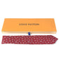 LOUIS VUITTON M71758 LV logo Accessories Necktie silk Red Used