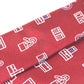 LOUIS VUITTON M71758 LV logo Accessories Necktie silk Red Used