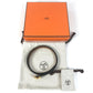 HERMES Thin belt Mini H Kelly Belt Leather belt belt Epsom / Swift Black/GoldHardware Used