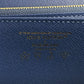 LOUIS VUITTON M23161 Murakami Takashi collaboration Monogram Denim Cherry LV x TM Zippy Wallet Long Wallet Zip Around Wallet Long Wallet Monogram Denim Canvas blue Used
