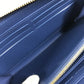 LOUIS VUITTON M23161 Murakami Takashi collaboration Monogram Denim Cherry LV x TM Zippy Wallet Long Wallet Zip Around Wallet Long Wallet Monogram Denim Canvas blue Used