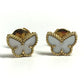 Van Cleef & Arpels VCARN5JM00 Butterfly butterfly Sweet Papillon Pierce Mother of Pearl Accessories, Jewelry, K18 Gold (18K) Pierce YG750 Gold Used