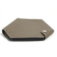 HERMES Bill Compartment Wallet Compact Wallet Clochette Clochette Card Case Pass Case Folded wallet Chevre Etoupe gray Used