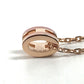 HERMES Pop ash H Pendant "Mini Pop H" by Rocabar Accessories Chain Necklace Necklace Metal pink Used