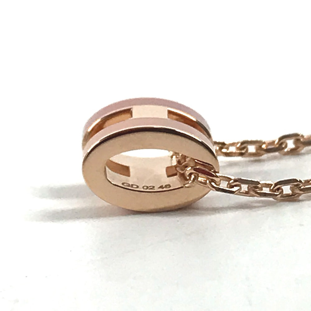 HERMES Pop ash H Pendant "Mini Pop H" by Rocabar Accessories Chain Necklace Necklace Metal pink Used
