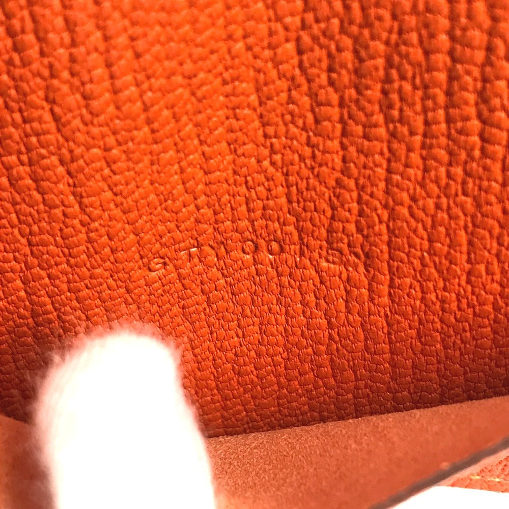 HERMES System planner, bi-fold, stationery AgendaGM Agenda GM AgendaCover Notebook Cover Notebook cover Chevre Orange Used