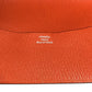 HERMES System planner, bi-fold, stationery AgendaGM Agenda GM AgendaCover Notebook Cover Notebook cover Chevre Orange Used