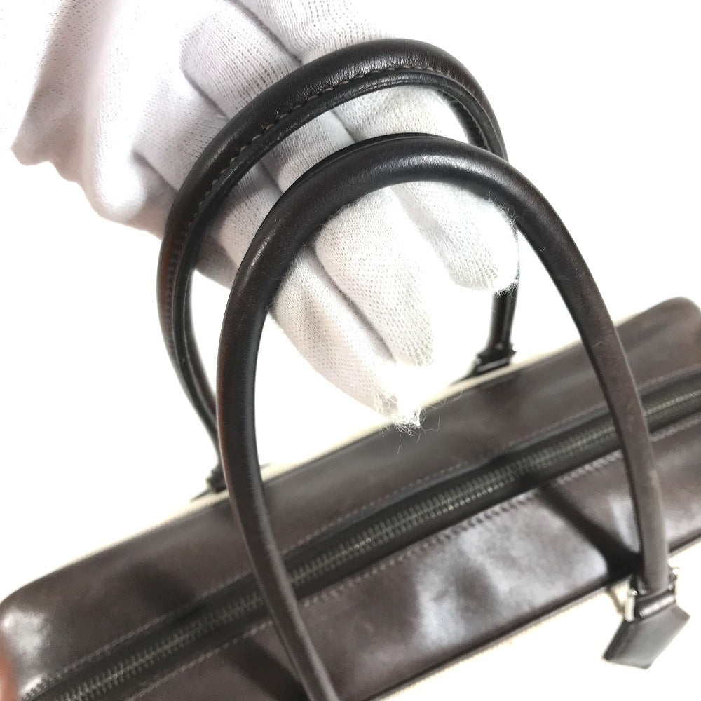 HERMES Plume 32 Plume 32 Tote bag, handbag, business bag Hand Bag Toile H / Vogarribar Ecru/Ebene Brown/Beige Used