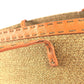 FENDI Beach bag Selleria logo Bag Tote Bag Shoulder Bag Shoulder Bag Raffia / Leather Beige/Orange Used