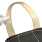 CHANEL vintage CC CC Mark chocolate bar Mini Duffle Bag, Bicolor Hand Bag Leather/Canvas Black/White Used
