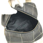 CHANEL vintage CC CC Mark chocolate bar Mini Duffle Bag, Bicolor Hand Bag Leather/Canvas Black/White Used