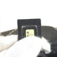 CHANEL vintage CC CC Mark chocolate bar Mini Duffle Bag, Bicolor Hand Bag Leather/Canvas Black/White Used