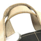 CHANEL vintage CC CC Mark chocolate bar Mini Duffle Bag, Bicolor Hand Bag Leather/Canvas Black/White Used