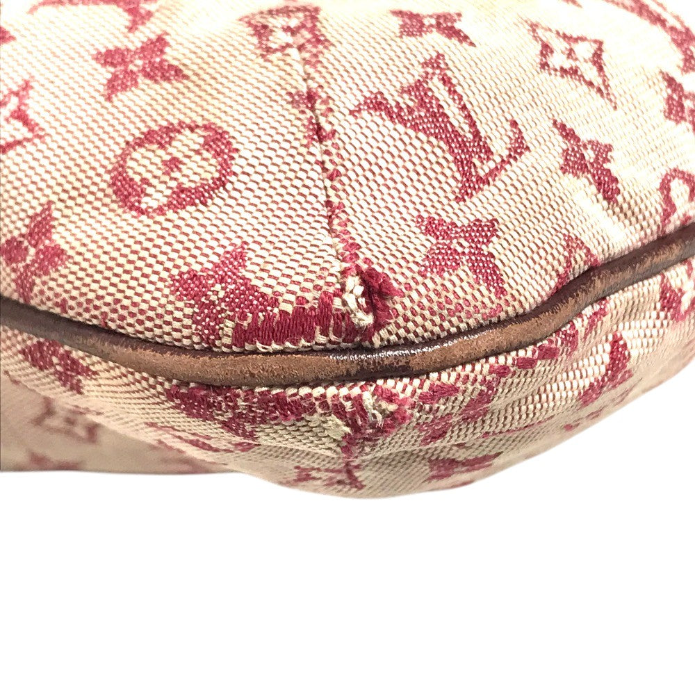 LOUIS VUITTON M92210 Monogram mini Françoise Shoulder bag, 2-way bag, Handbag, Flat bag Tote Bag Monogram Mini Canvas Slys Red Used