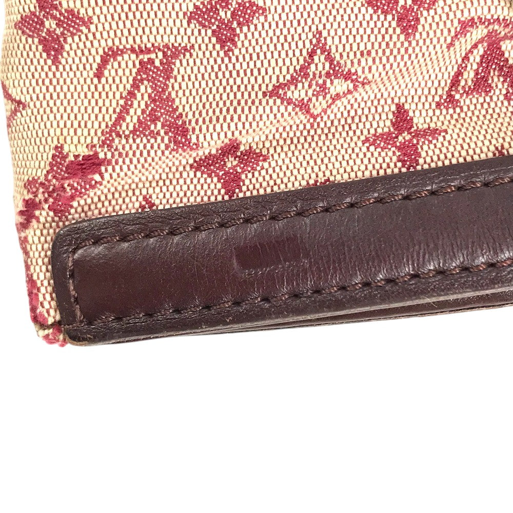 LOUIS VUITTON M92210 Monogram mini Françoise Shoulder bag, 2-way bag, Handbag, Flat bag Tote Bag Monogram Mini Canvas Slys Red Used