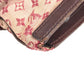LOUIS VUITTON M92210 Monogram mini Françoise Shoulder bag, 2-way bag, Handbag, Flat bag Tote Bag Monogram Mini Canvas Slys Red Used